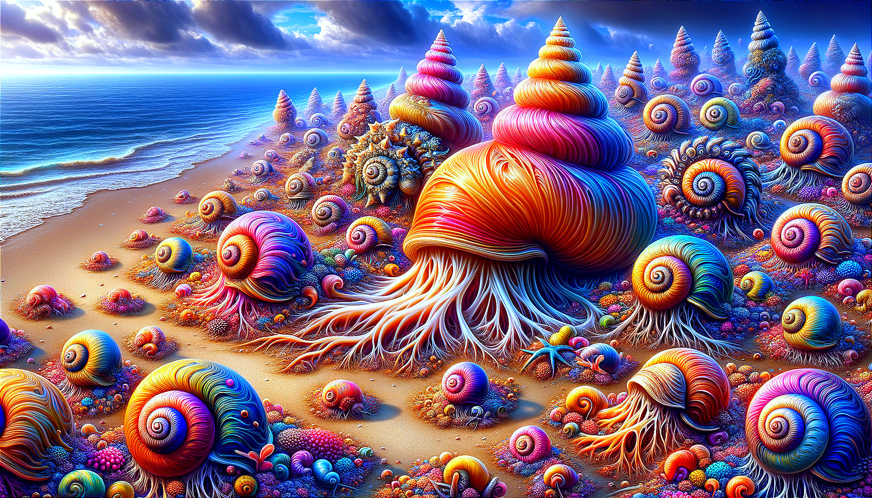 "The shore of alien snails" _ (240531)