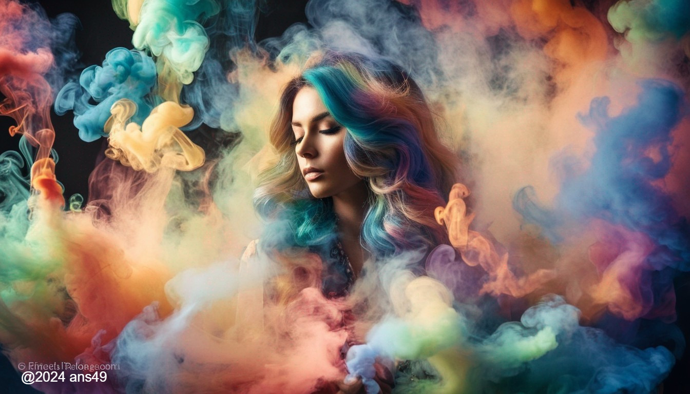 Vivid Smoke and Colorful Dreams