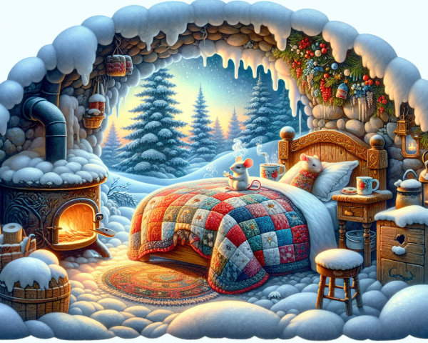 Cozy Winter Retreat with Warm Decor and Scenic Views