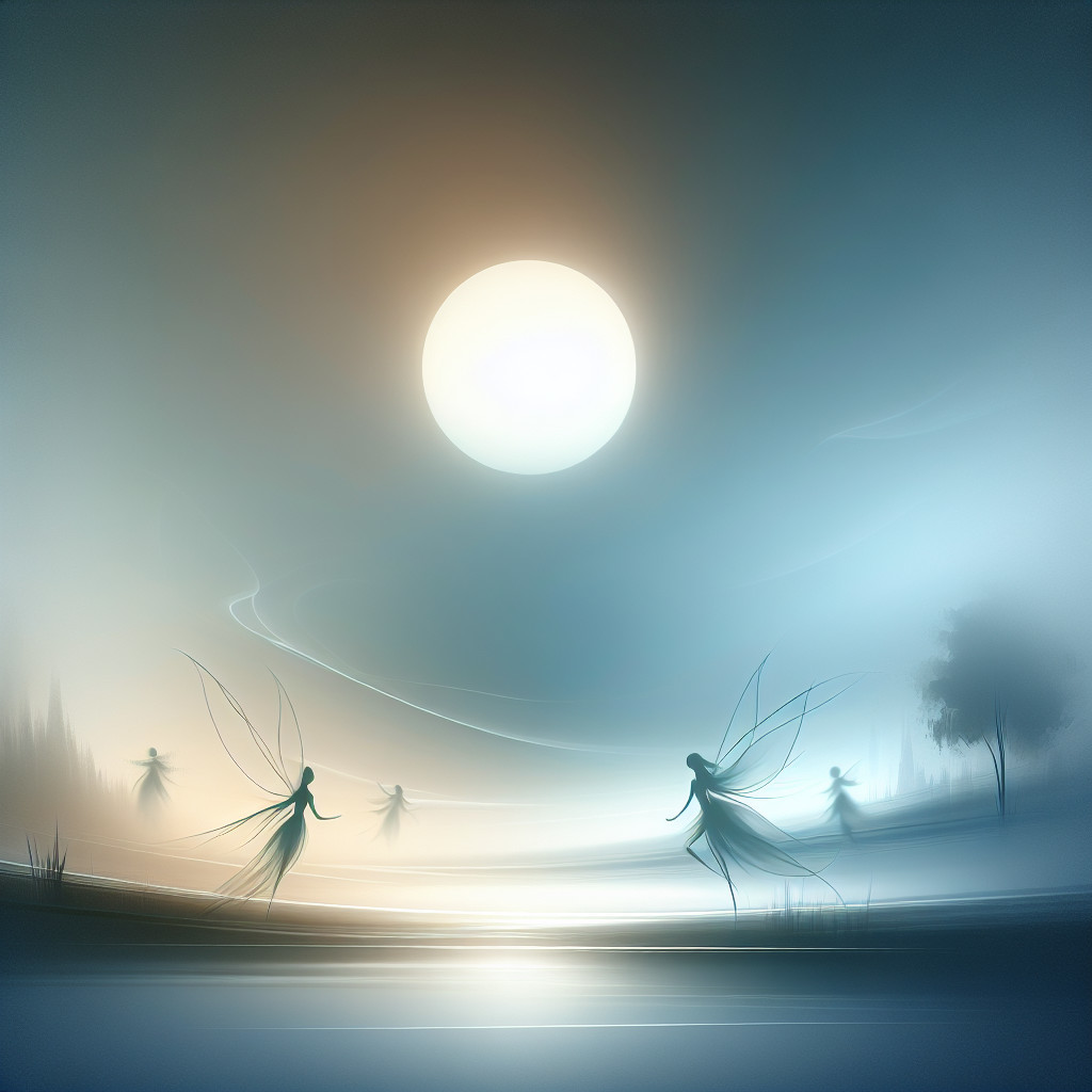 Ethereal Fairies in a Dreamlike Landscape Scene