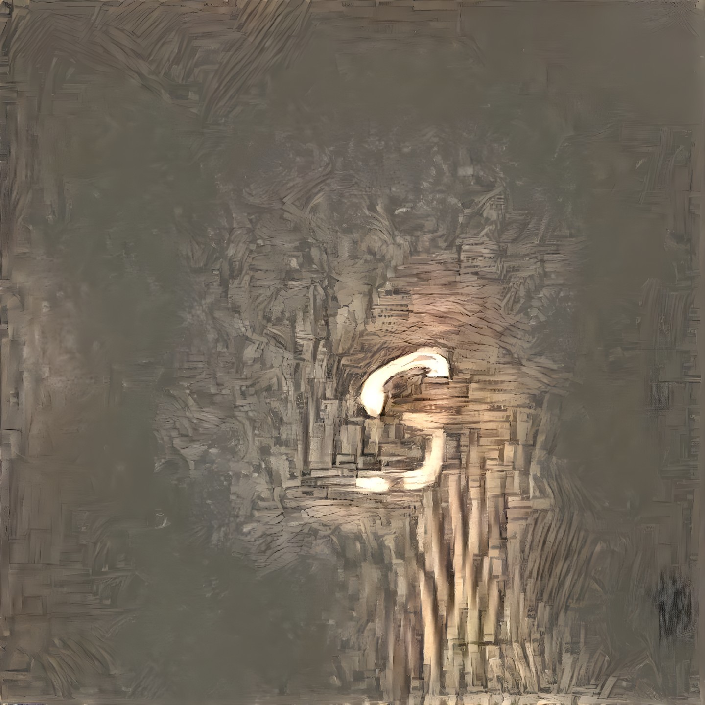 Abstract Composition with Earthy Tones and Texture