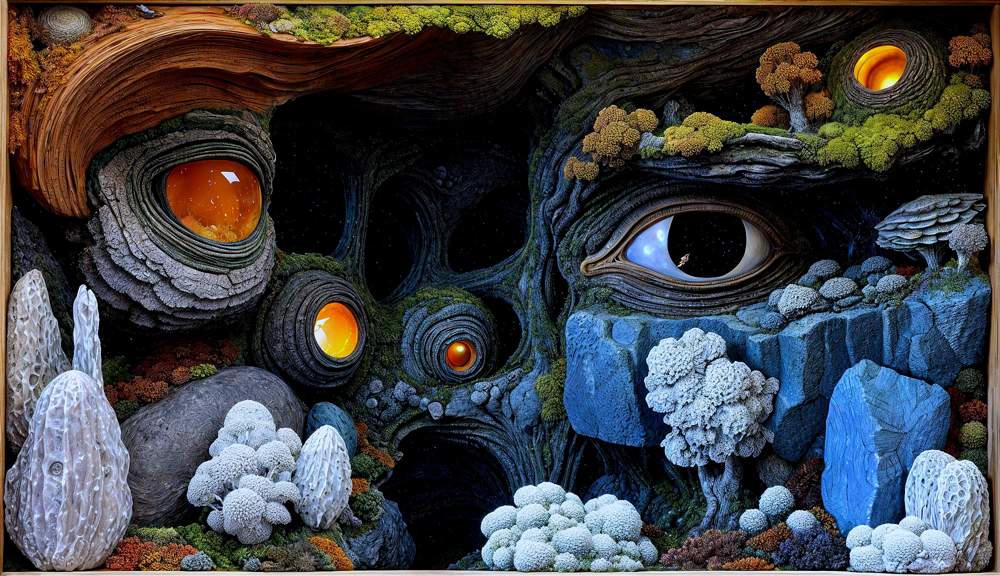 Surreal Landscape of Organic Forms and Textures