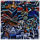 Vibrant Bird's-Eye View of Colorful Twisting Street