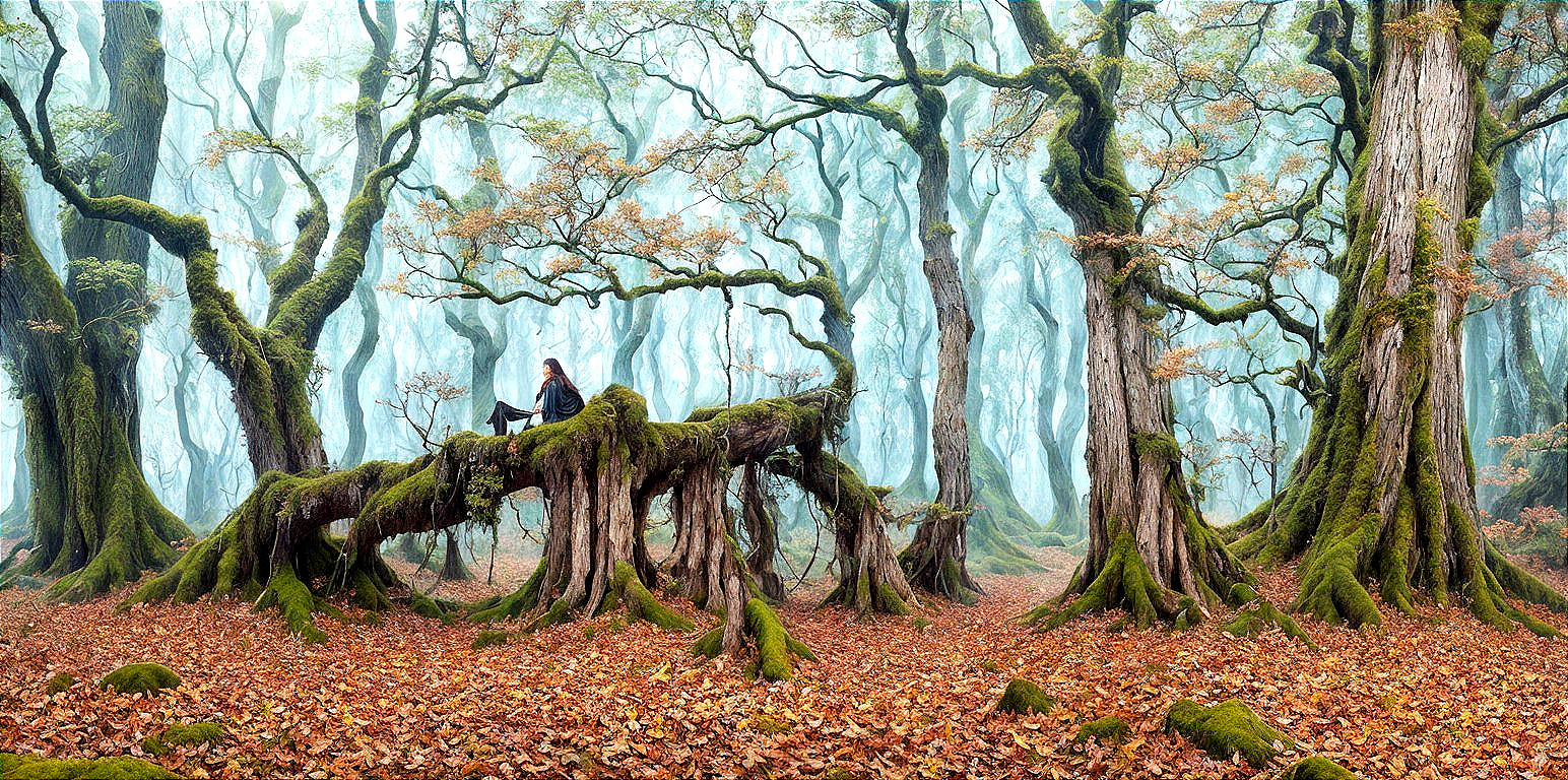 Mythical forest of Brocéliande