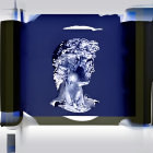 Abstract Composition of Geometric Shapes and Colors