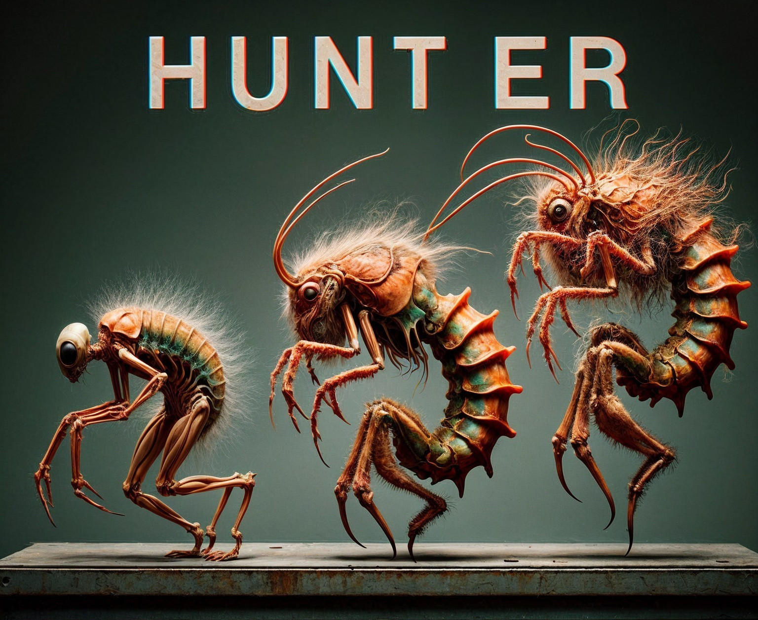 Surreal Art of Three Intricate Fantastical Creatures