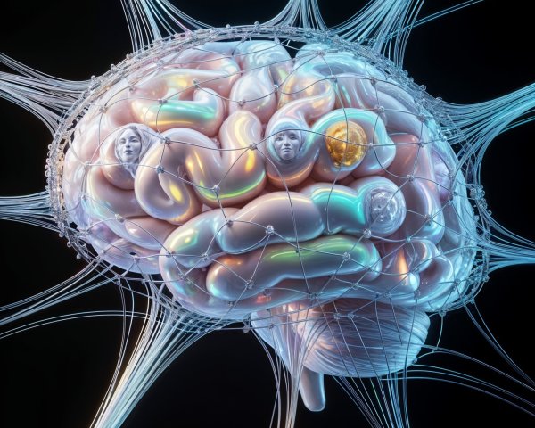 Translucent Brain with Luminous Neural Connections