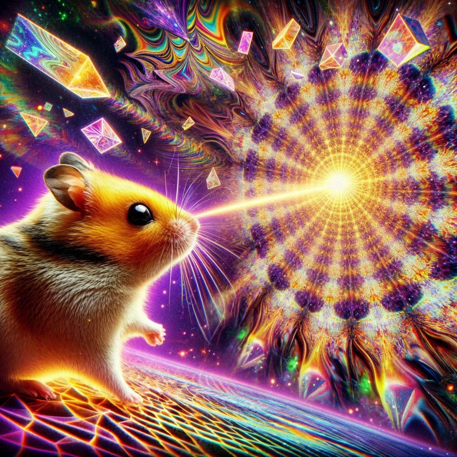 Hamster in Cosmic Landscape with Vortex and Crystals