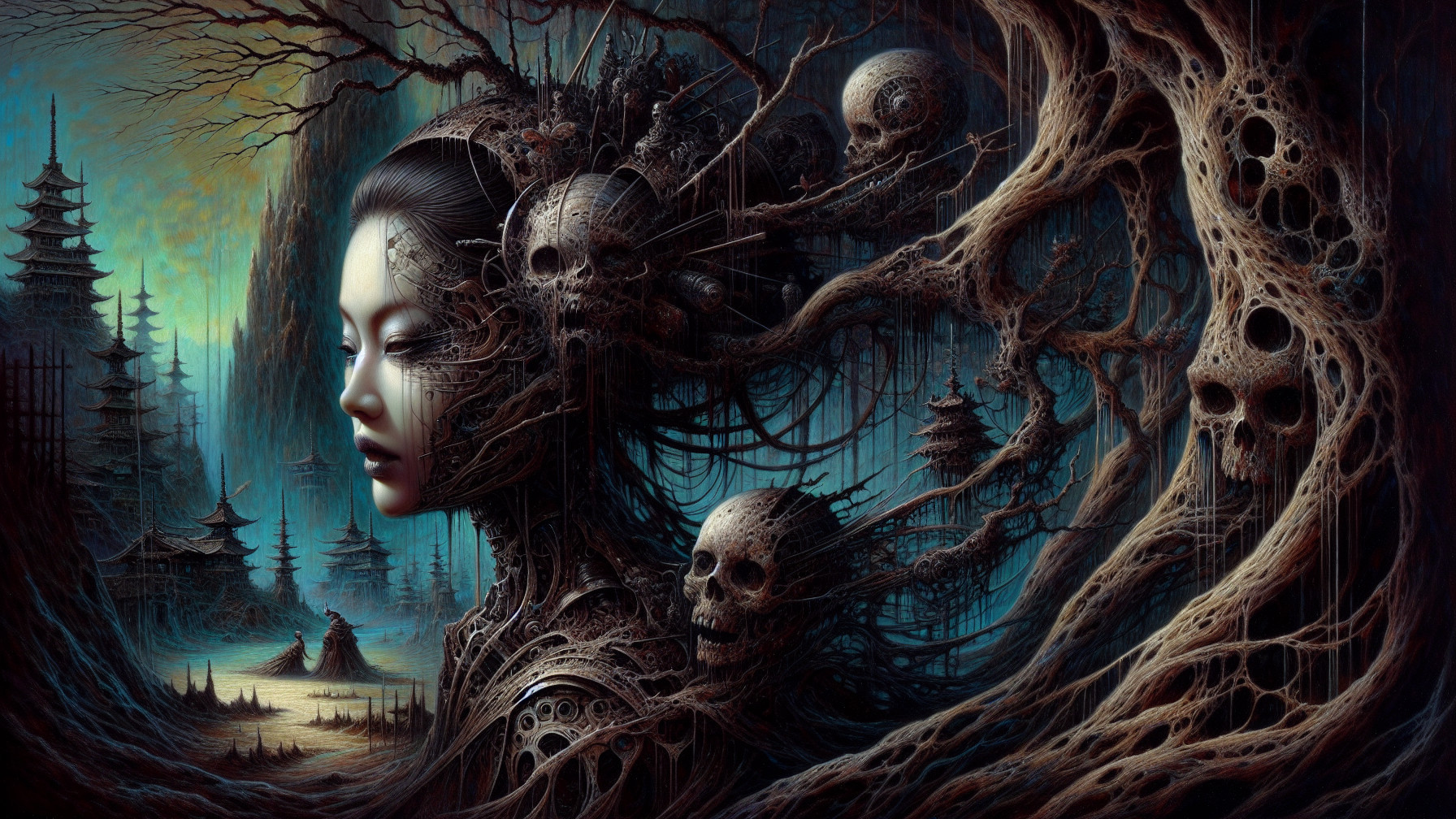 Eerie Beauty in a Twisted Landscape