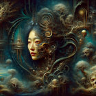 Surreal Landscape of Organic Structures and Vines