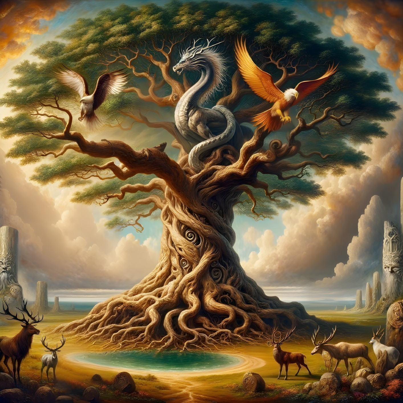 Yggdrasil, center of the ancient Norse world