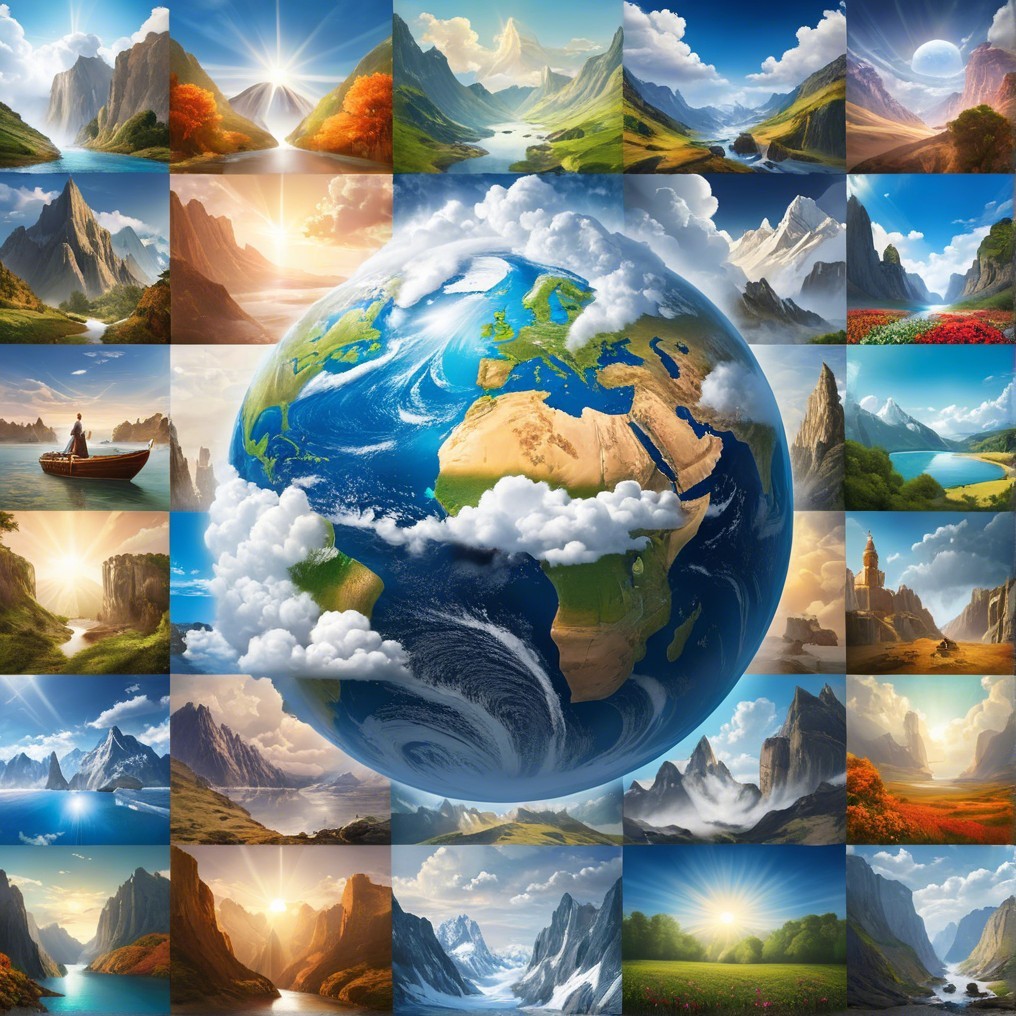 Vibrant Collage of Stunning Natural Landscapes