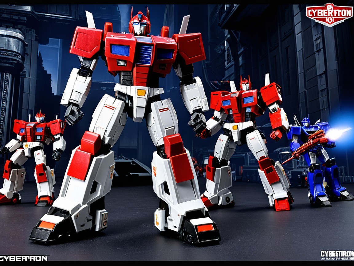 Dynamic Transformer Figures in Futuristic Setting