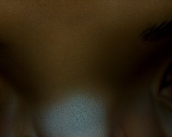 Close-Up of Intricate Eye Details and Colors