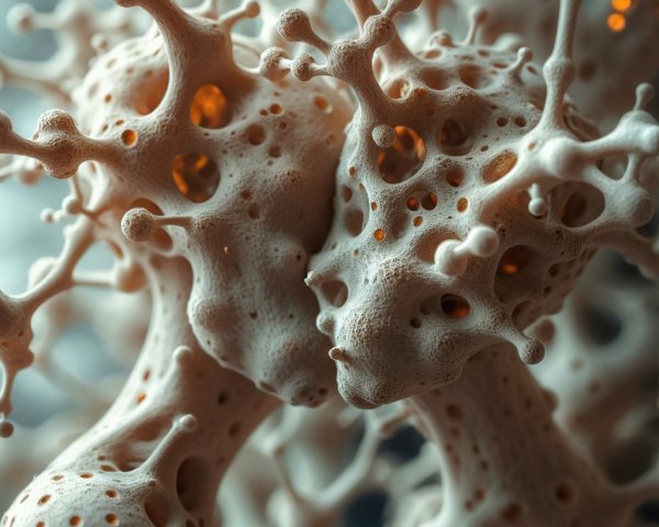 Abstract Formation of Intertwined Human Faces