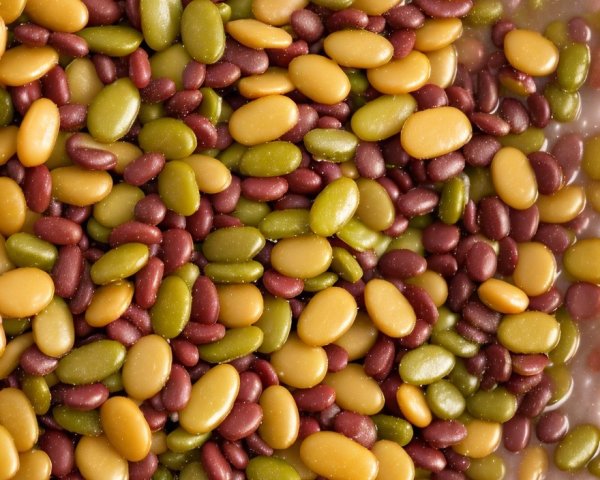 Vibrant Assortment of Glossy Colored Seeds