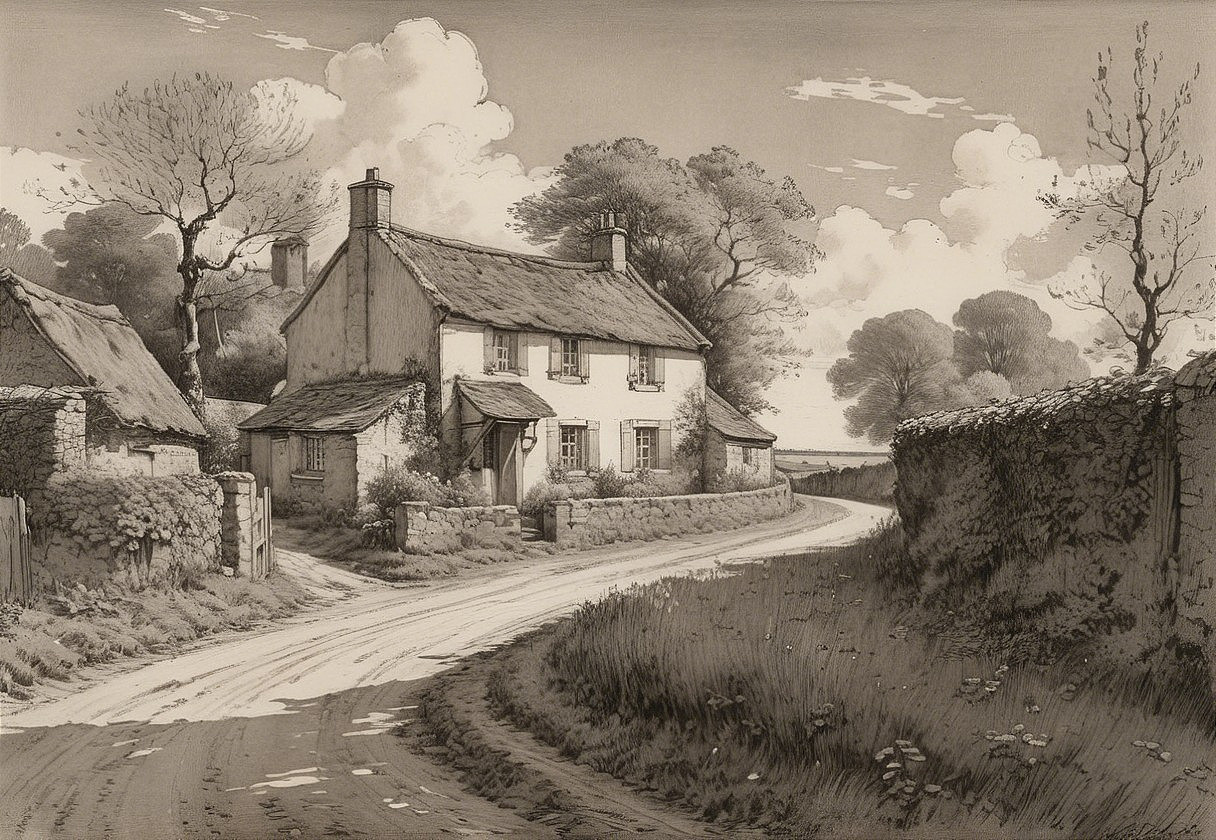 Charming Cottage in a Serene Countryside Setting