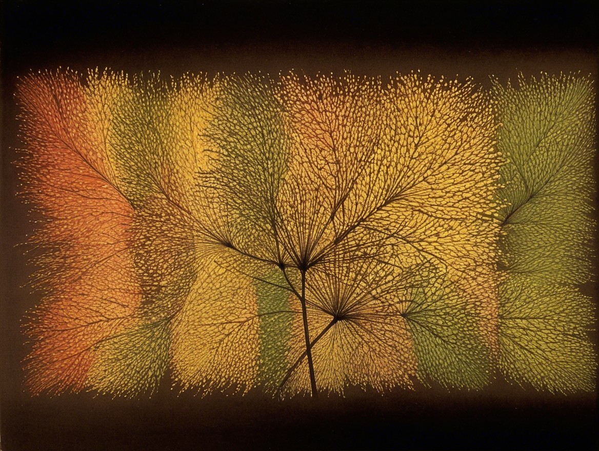 Abstract Design of Intertwining Branches and Leaves