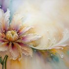 Vibrant Colorful Abstract Artwork with Dynamic Movement