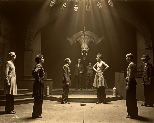 Tense Standoff Among Six Figures in Dim Performance Space