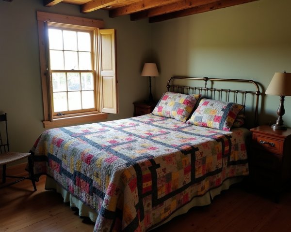 Cozy Bedroom with Queen Bed and Natural Light