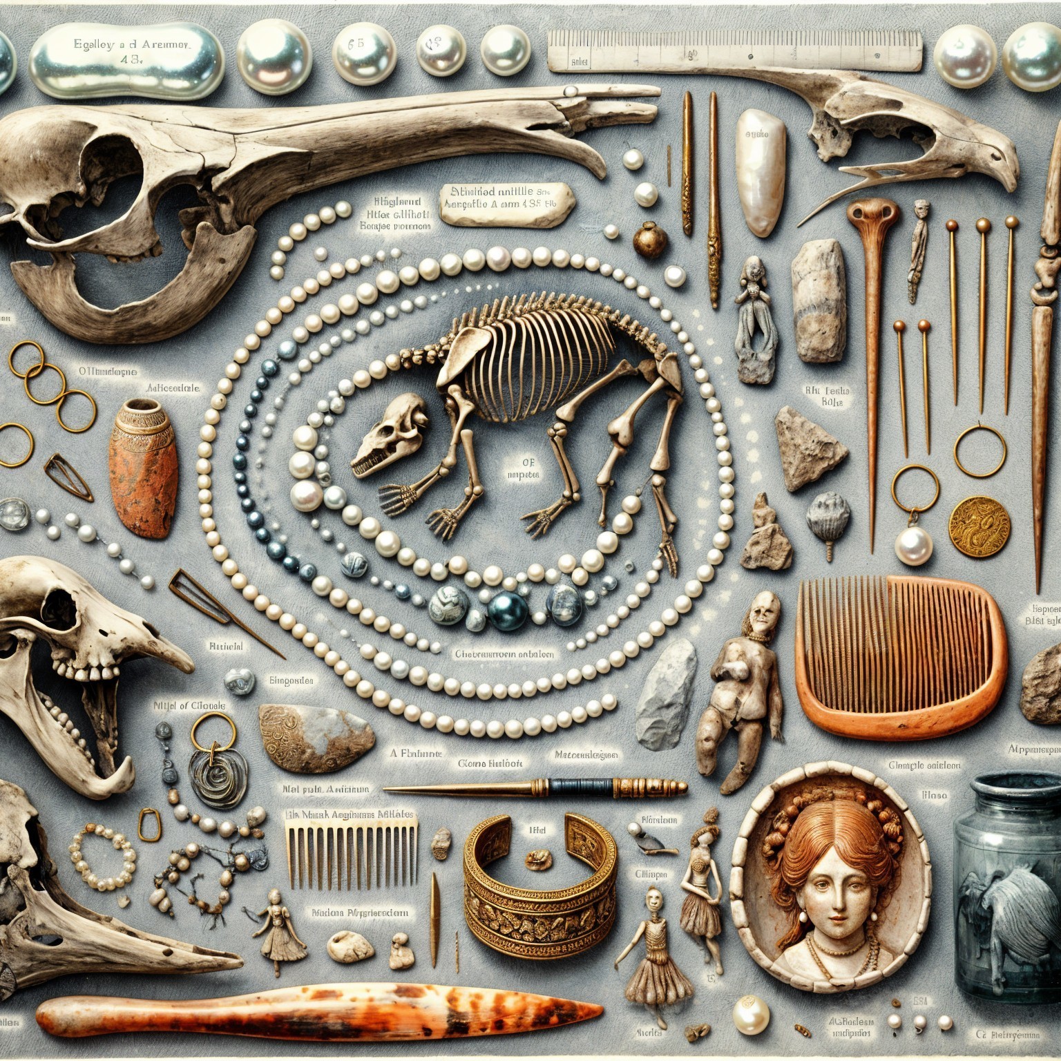 Historical Artifacts and Natural Objects Collection