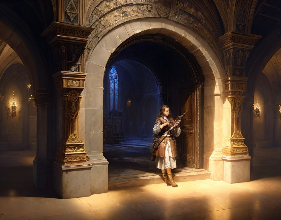 Melodic Echoes in Cathedral Halls