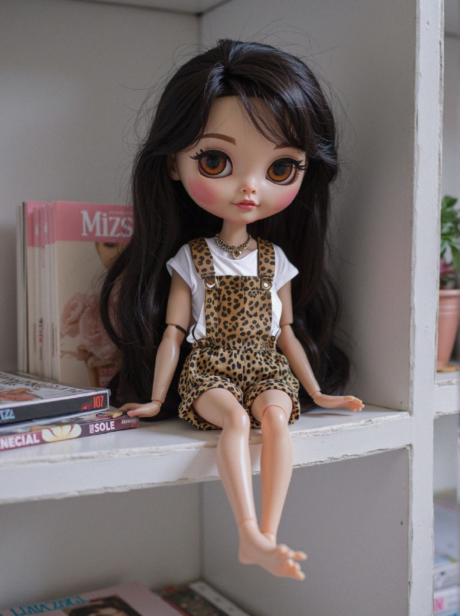 Modern Doll with Chic Decor and Playful Style