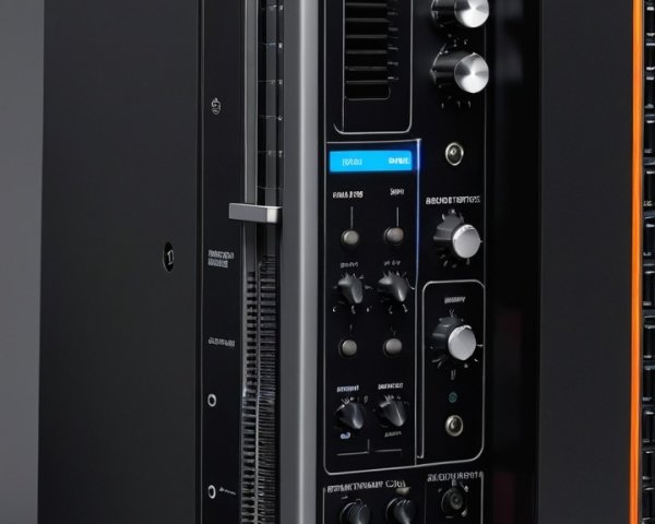 Sleek Audio Mixing Console with Modern Features