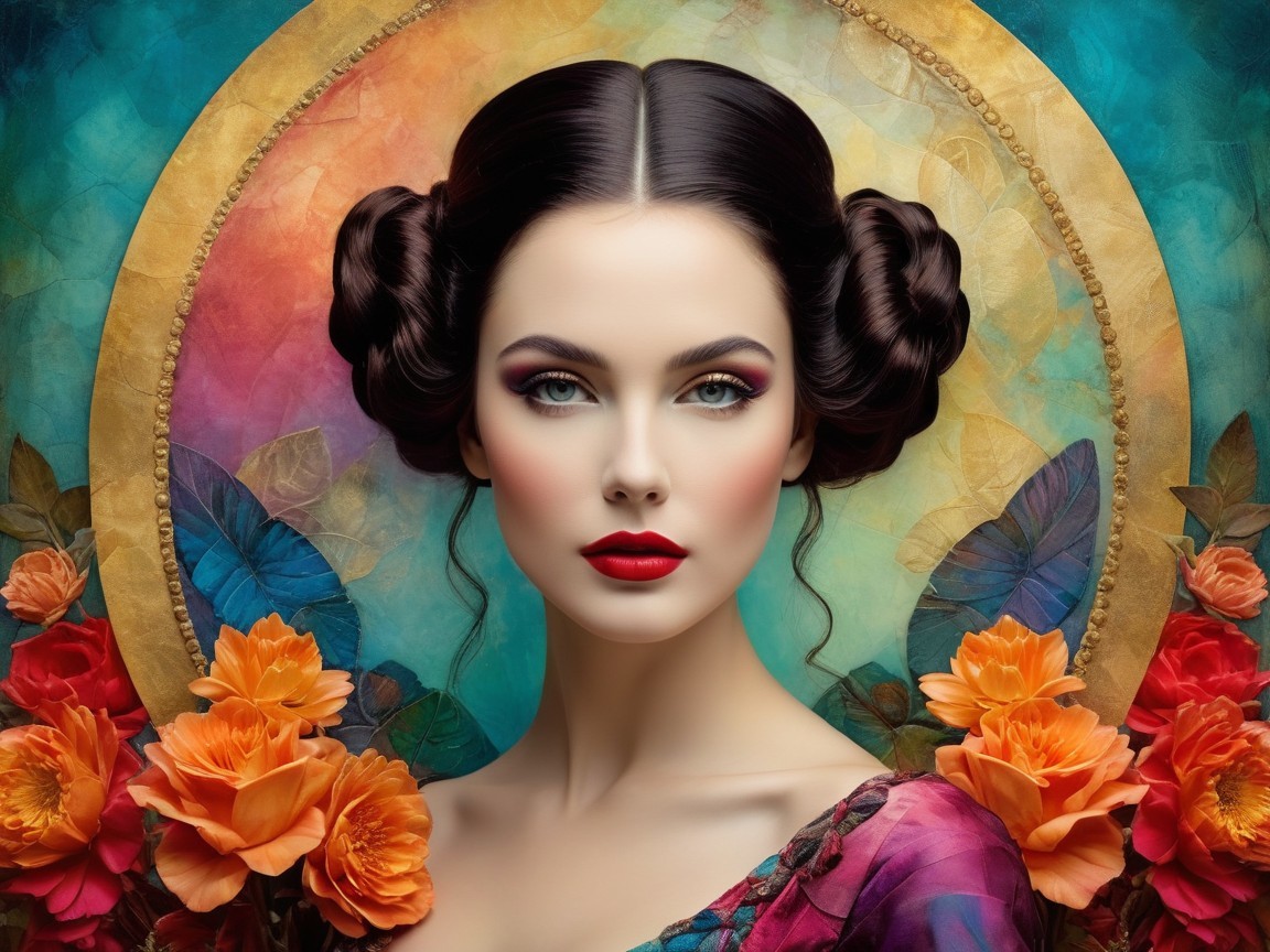 Detailed Fantasy Portrait of a Young Woman