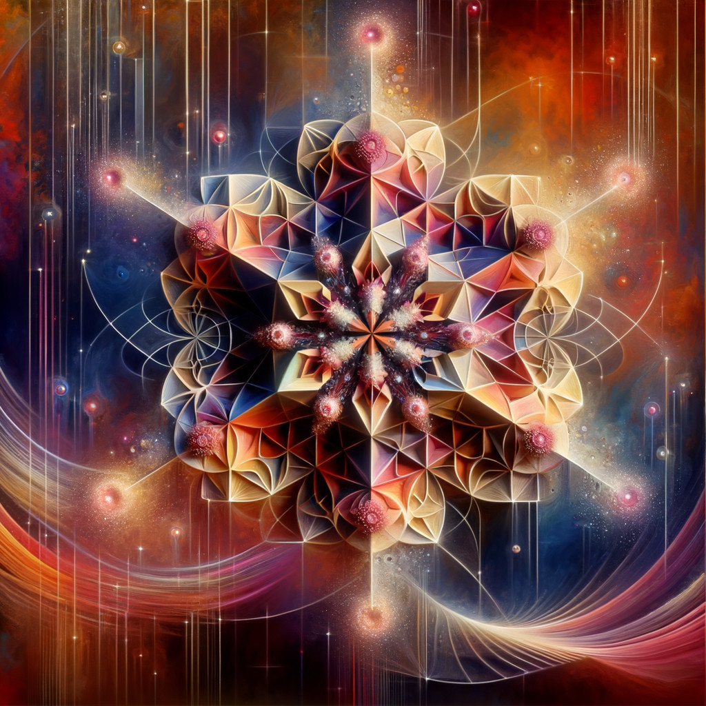 Intricate Mandala Design with Vibrant Geometric Patterns