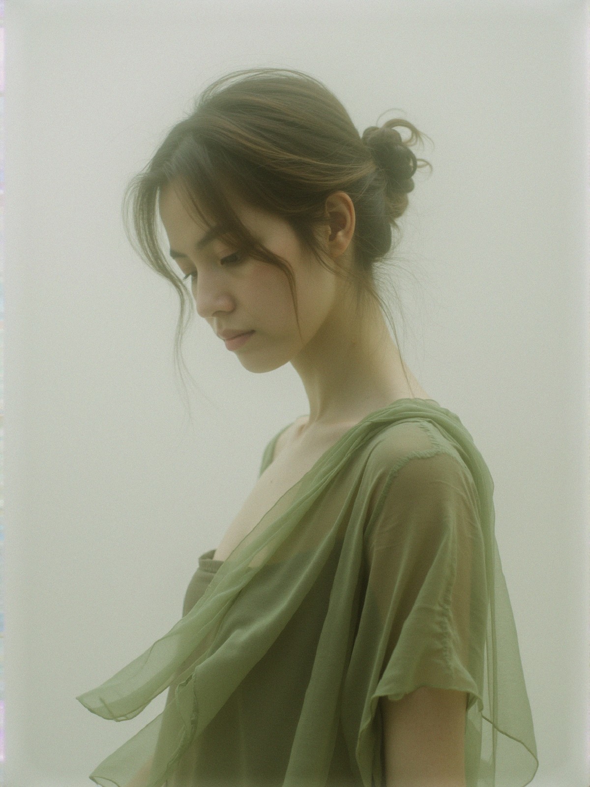 Ethereal Portrait of a Young Woman in Natural Light