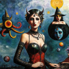 Surreal Fantasy Artwork with Enchanting Female Figures