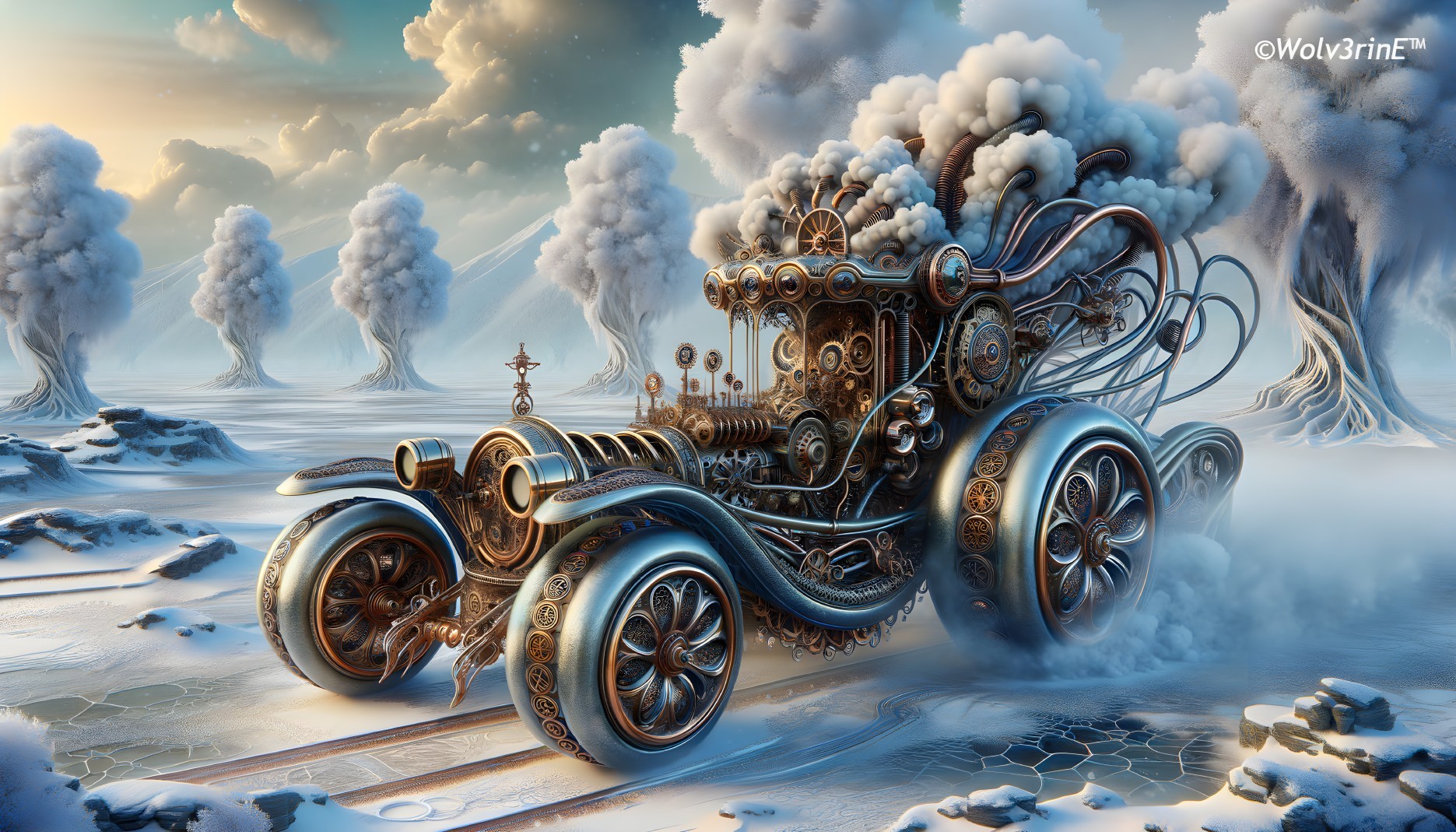 Steampunk Snowscape Adventure