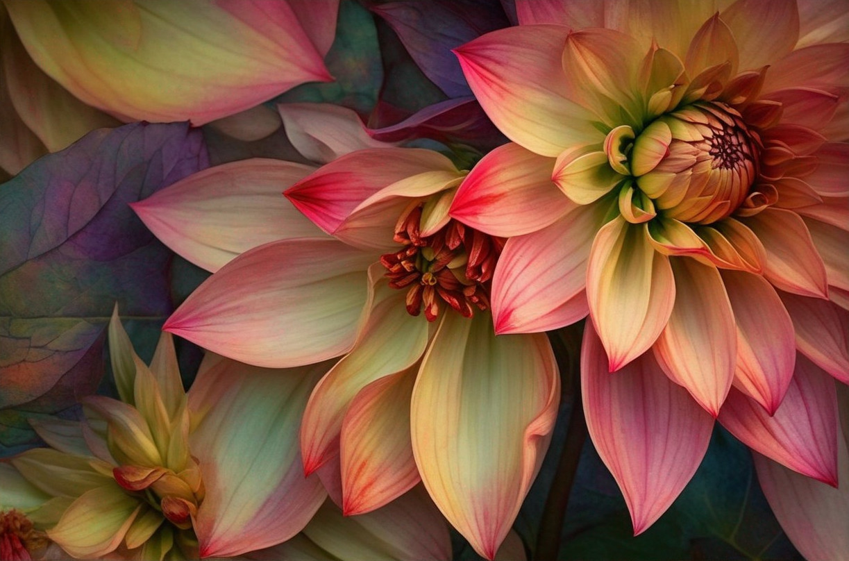 Vibrant Lotus Flowers in Soft Pink and Cream Shades