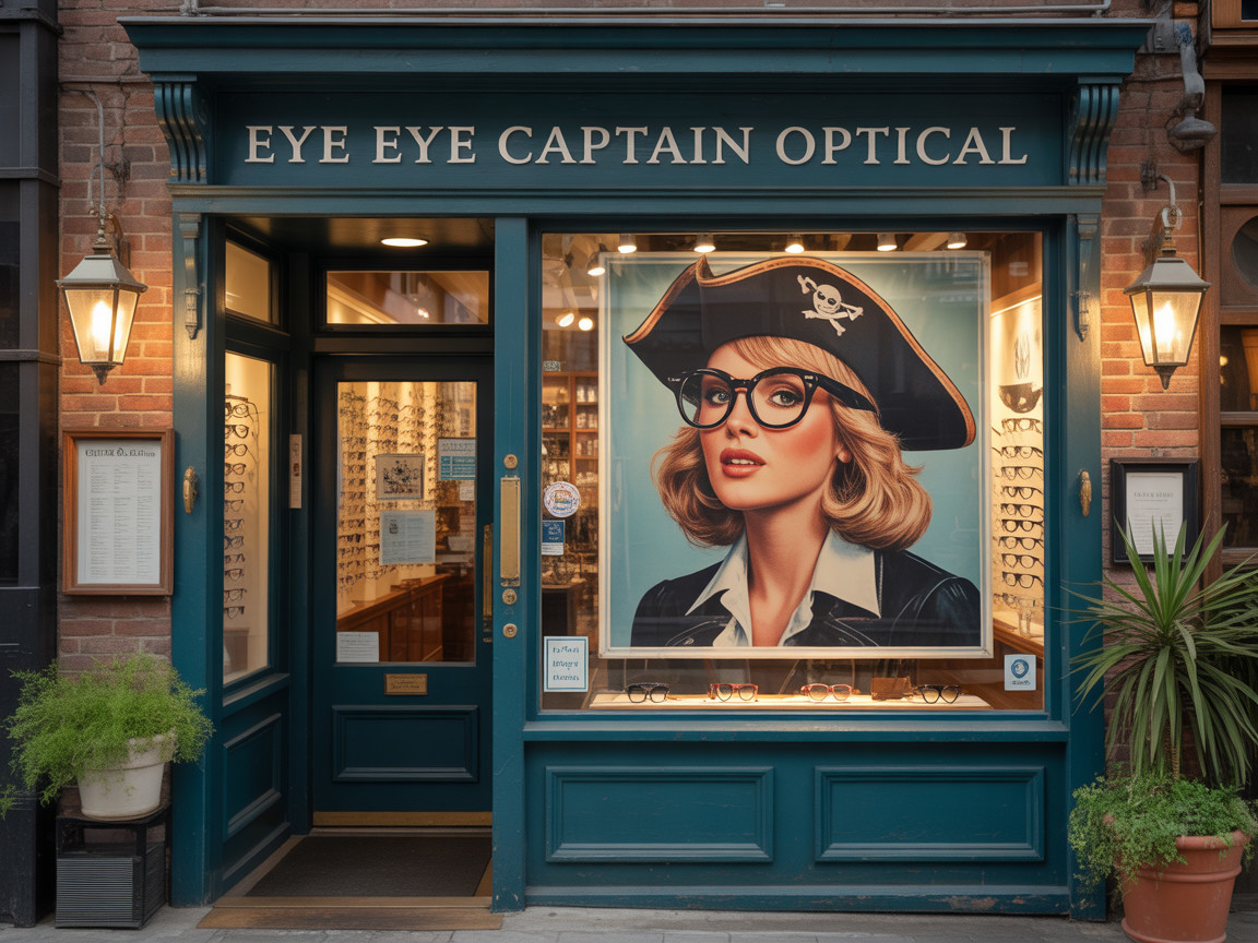 Whimsical Storefront Design of an Optical Shop