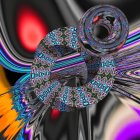 Vibrant Abstract Patterns with Geometric Designs