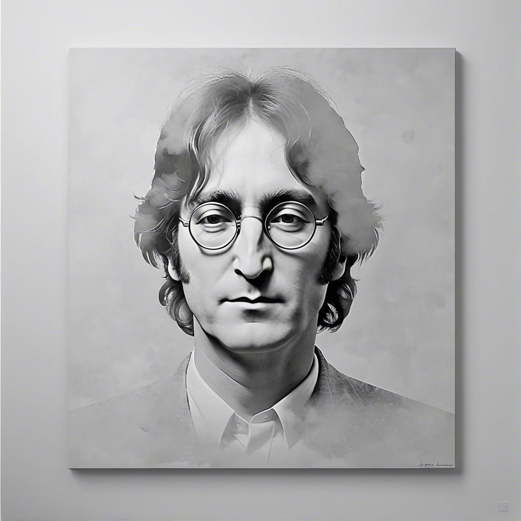 Monochromatic Portrait of a Serious Bespectacled Man