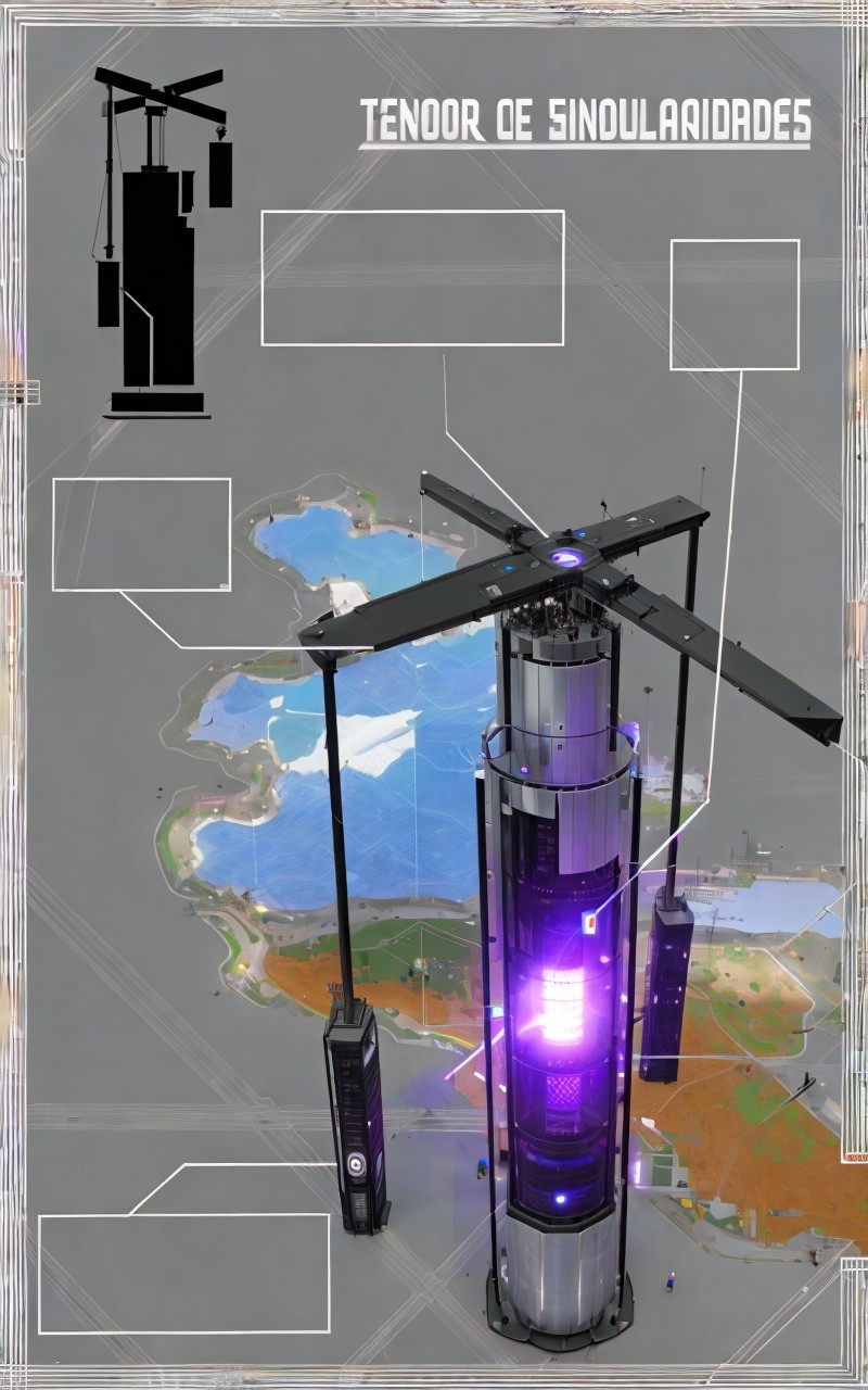 Futuristic Structure with Cylindrical Design and Greenery