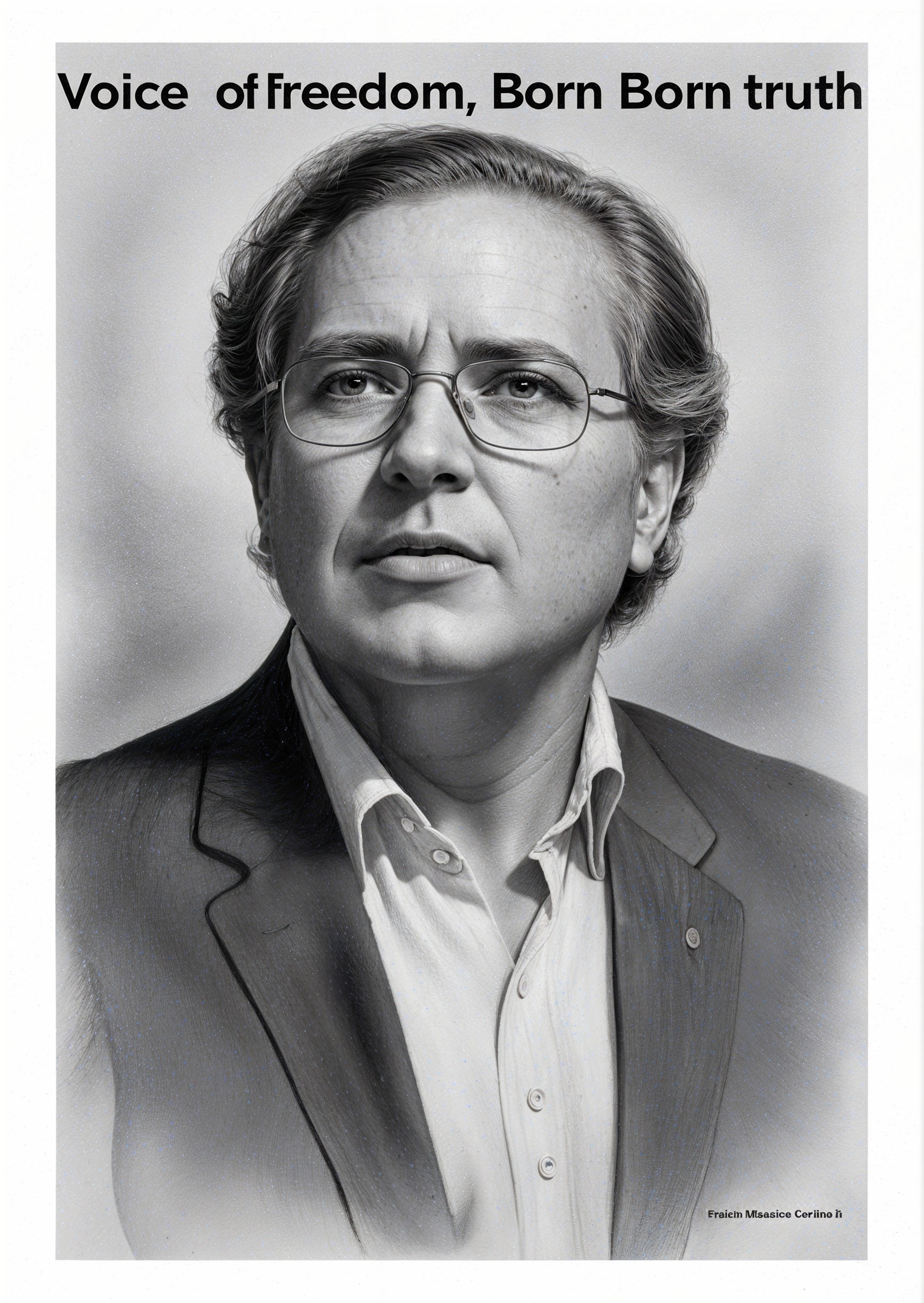 Portrait of a middle-aged man in a blazer with glasses