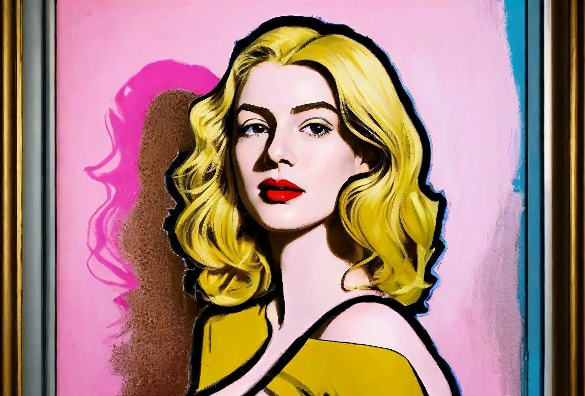 Vibrant Portrait of a Confident Woman in Yellow Top