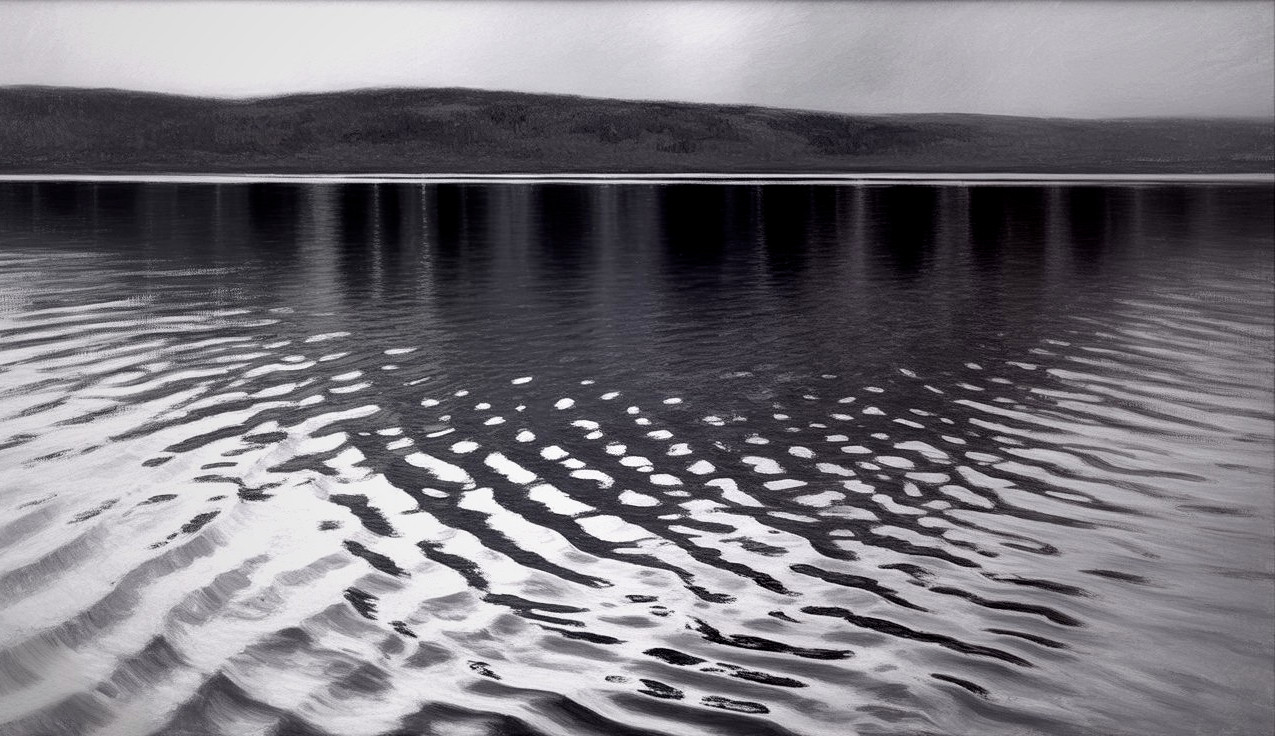 Tranquil Water Reflection of Serene Landscape