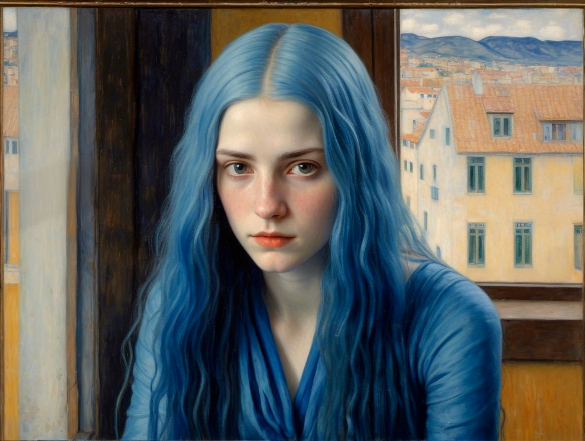 Minimalist Design with Gray Background and Colorful Patterns