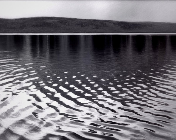 Tranquil Water Reflection of Serene Landscape