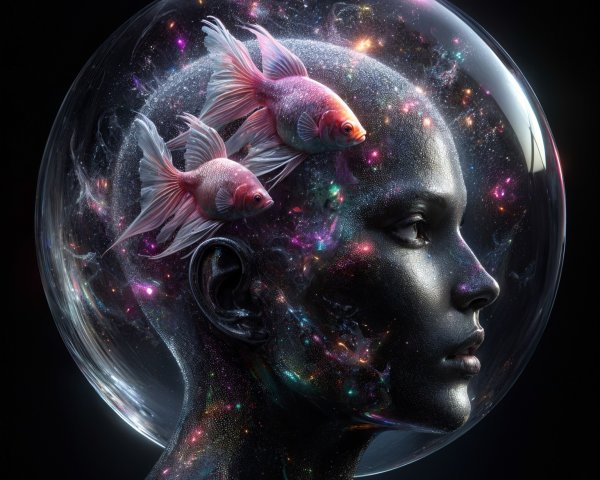Profile of a Human Head in a Cosmic Bubble