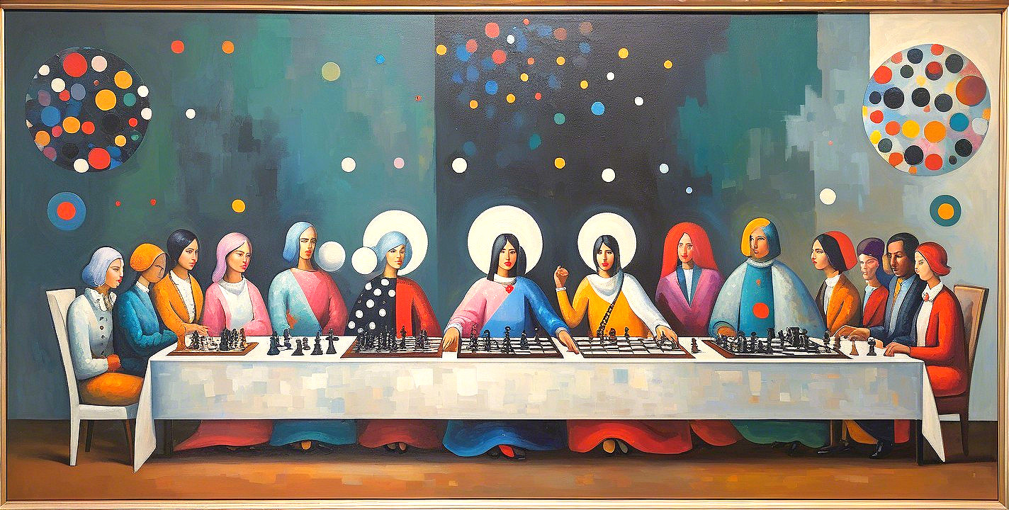 Colorful Chess Gathering with Diverse Figures and Abstracts