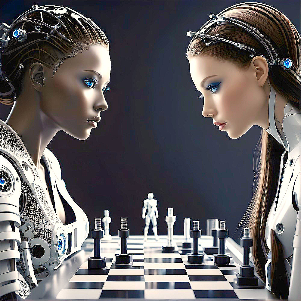 Humanoid Robots Competing in a Chess Match
