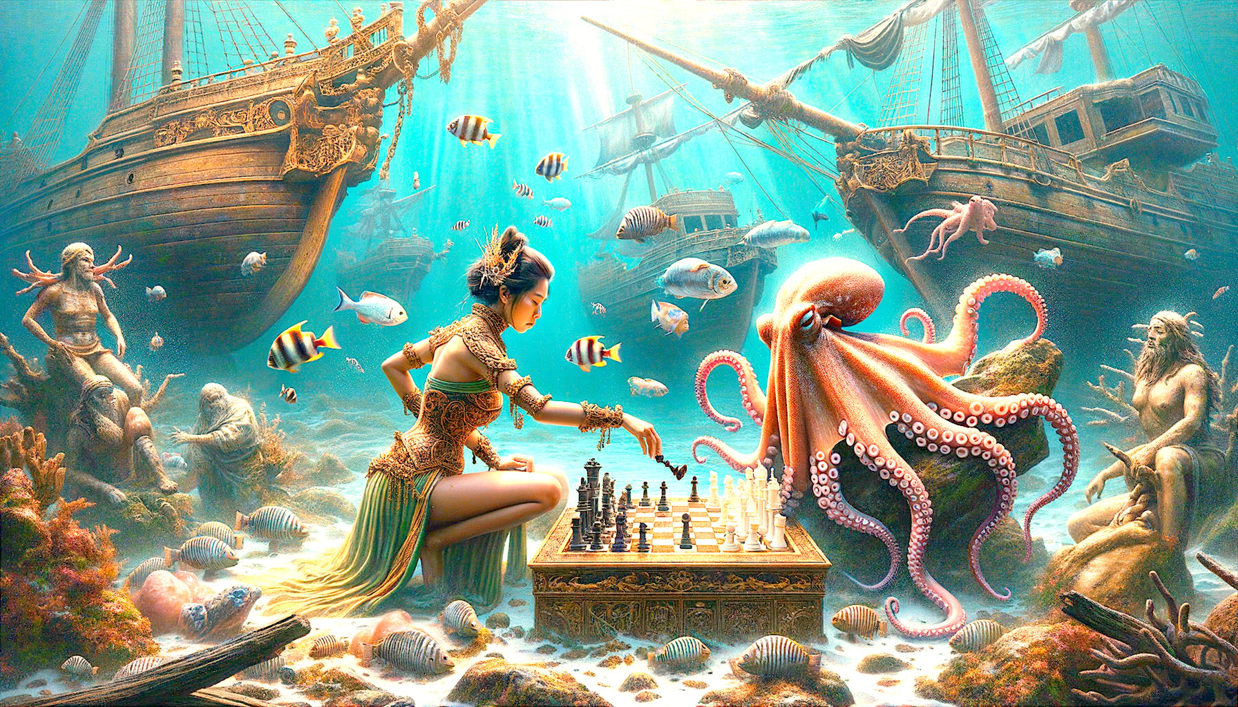 Underwater Chess: Sunken Ship Strategy