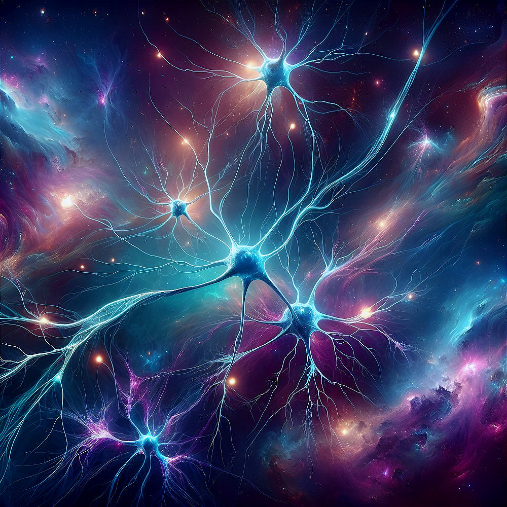 Cosmic Scene of Interconnected Neurons and Filaments