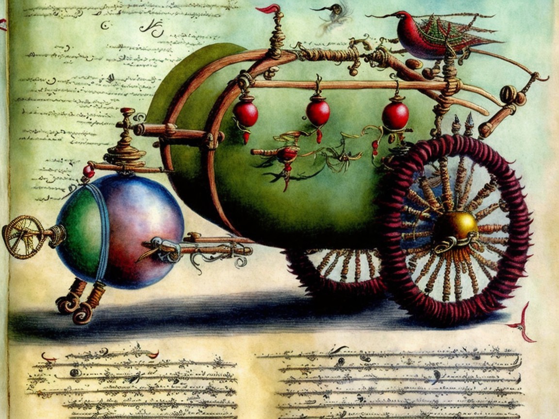 Whimsical Steam-Powered Conceptual Vehicle Design
